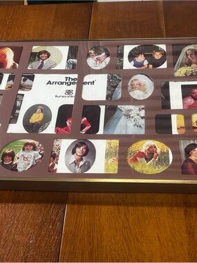 Burnes Of Boston Brown Frame with Gold Trim Multi-Opening Layout